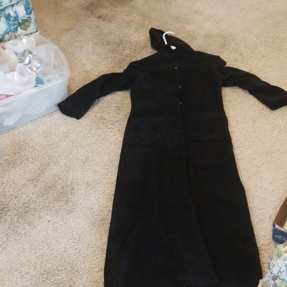 Vintage Midec black trench coat